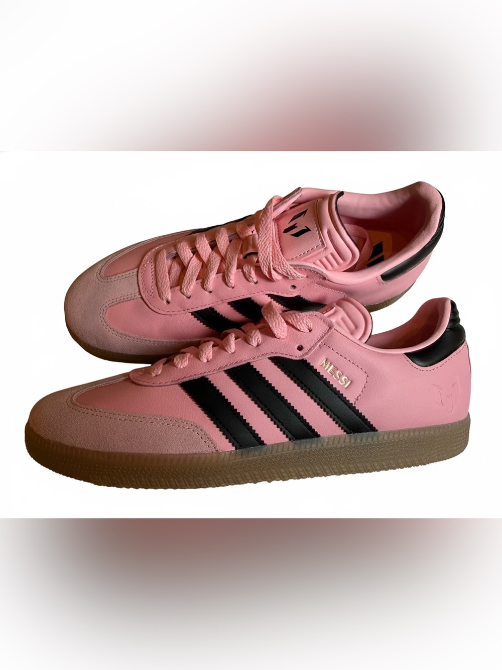 adidas Samba Messi Sneakers in pink, Women’s 9/ Men’s 8